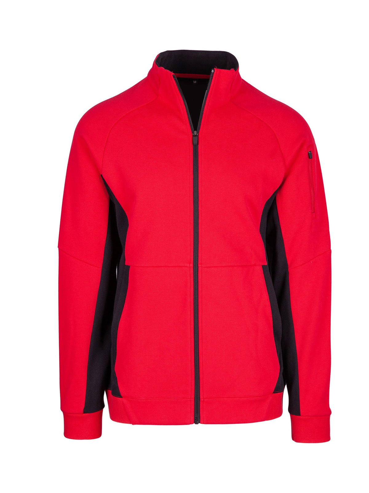 Mens' Icon Jacket - 420 gsm - Red/Black - Front