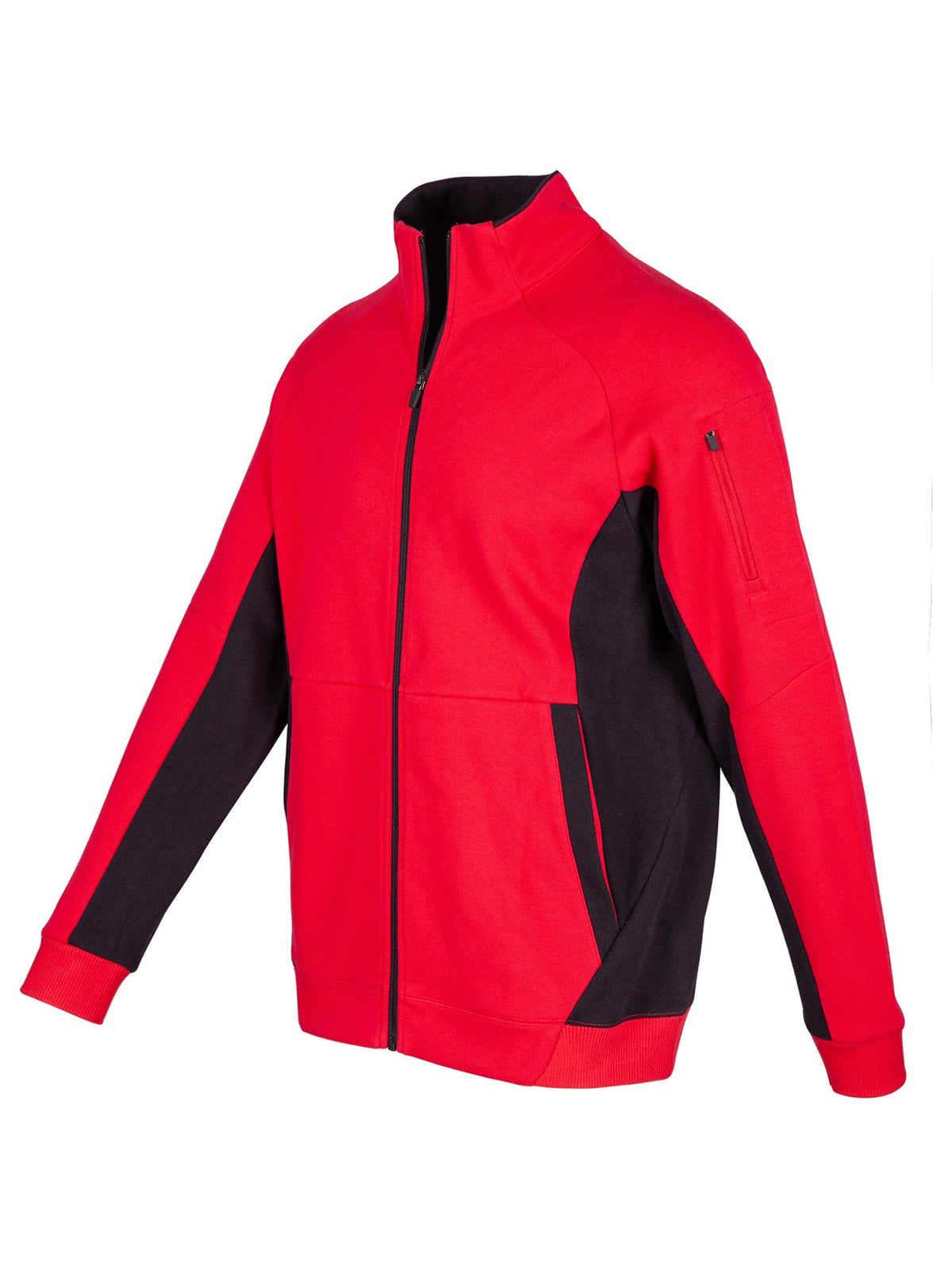 Mens' Icon Jacket - 420 gsm - Red/Black - Side