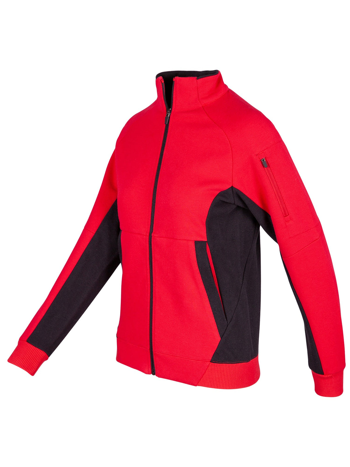 Womens' Icon Jacket - 420 gsm - Red/Black - Side