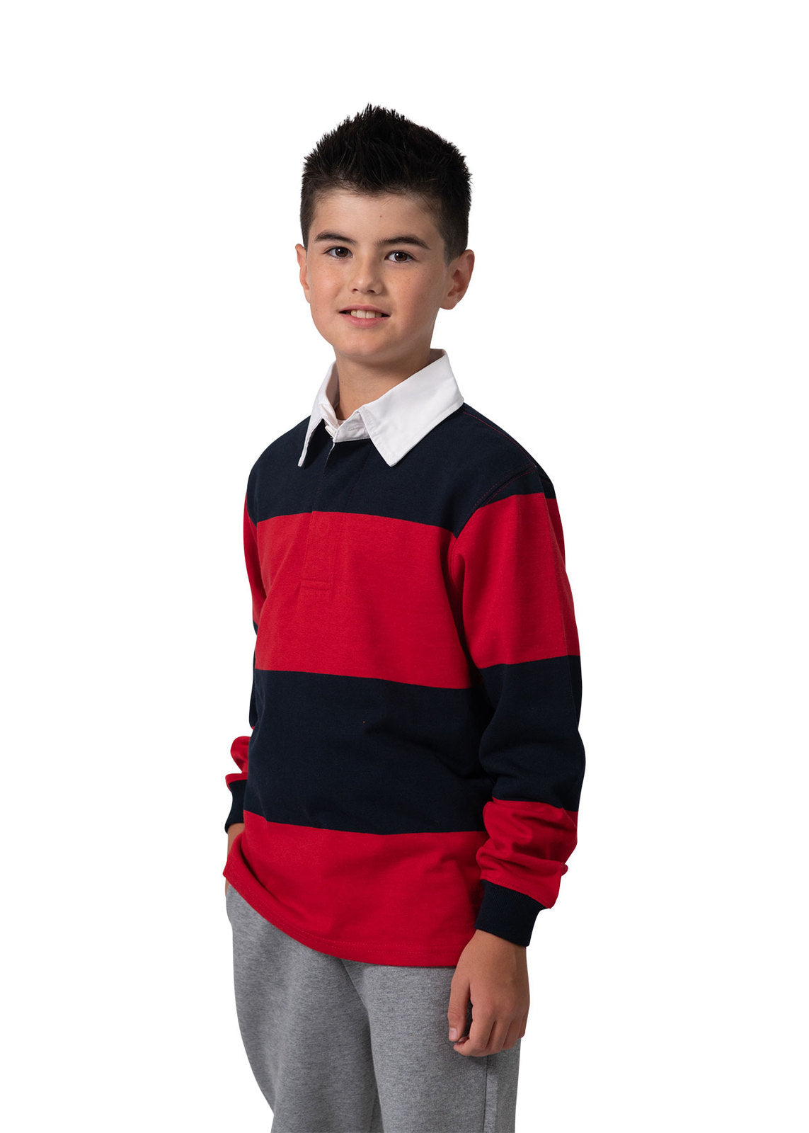 Kid's Rugby Polo Top - view