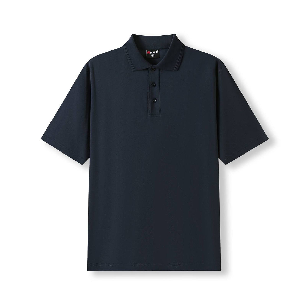 Men's 100% Cotton Jersey Polo - Navy Blue