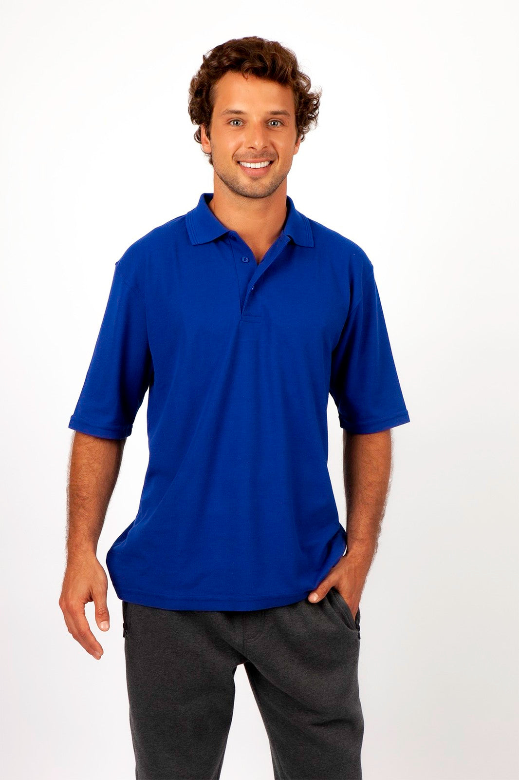 Mens Regular Pique knit Polo - view