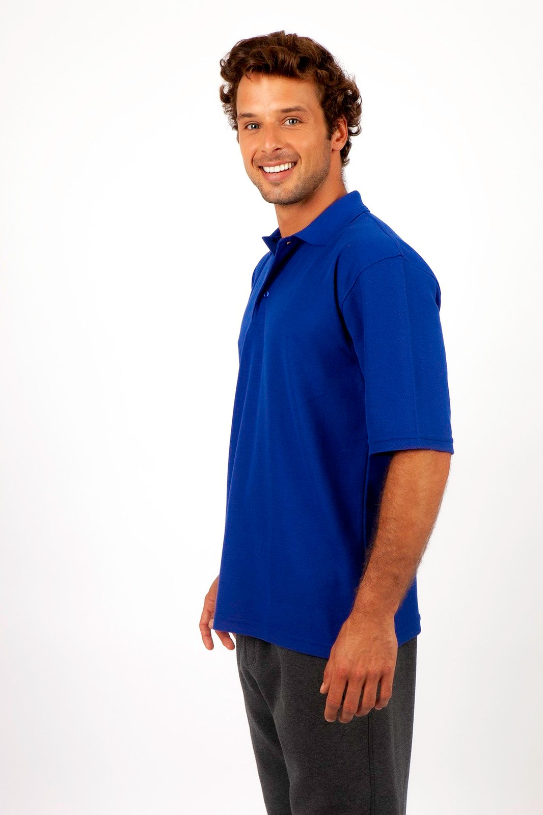 Mens Regular Pique knit Polo - view