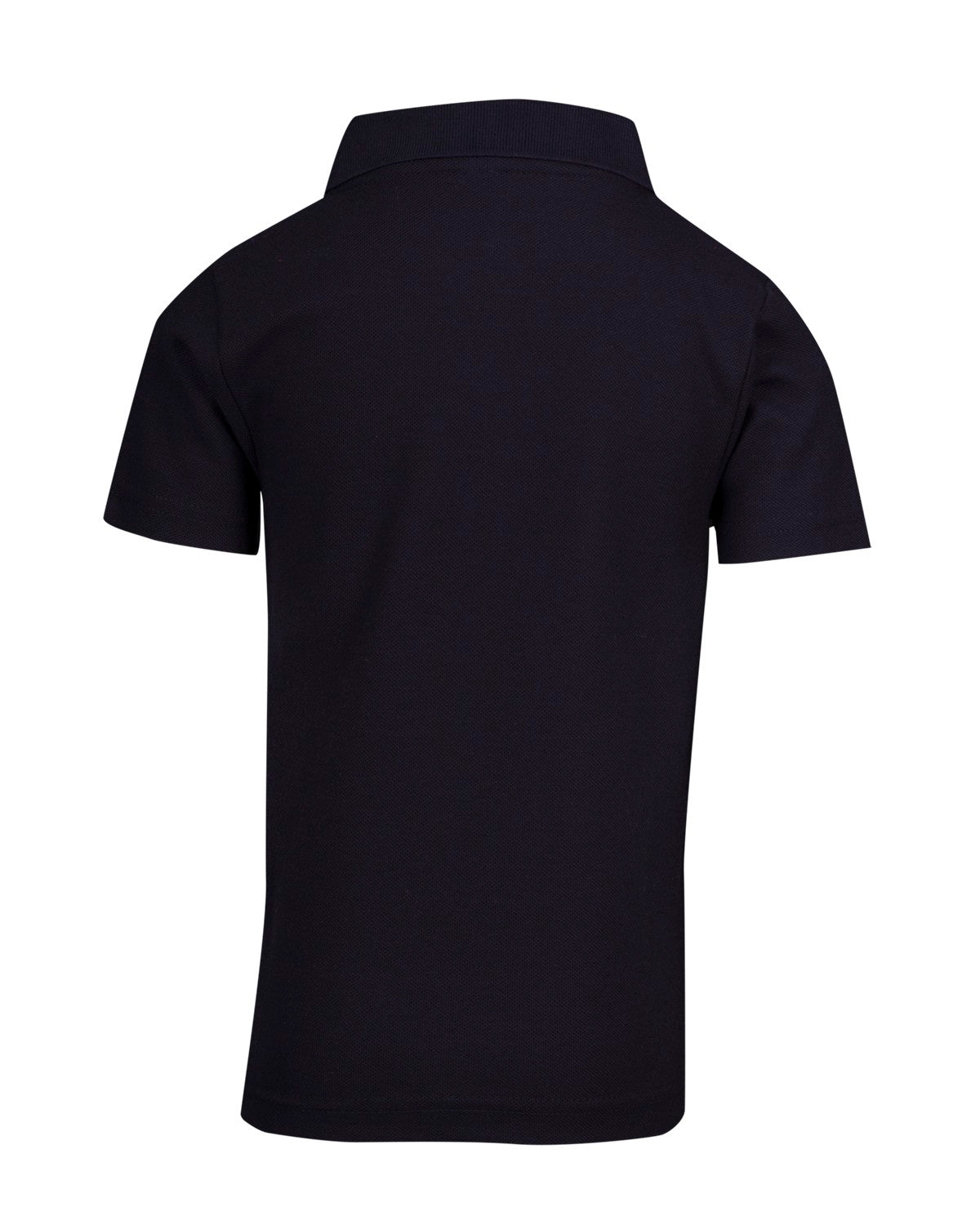 Kid's Pique Polo - Navy Blue - Back