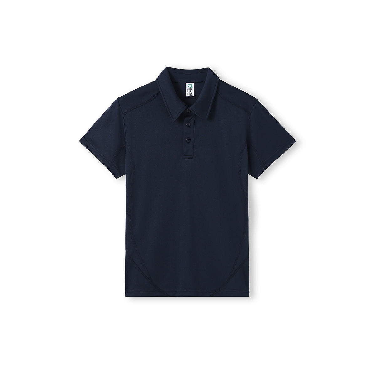 Kid's Accelerator Polyester Polo - Navy Blue - Front