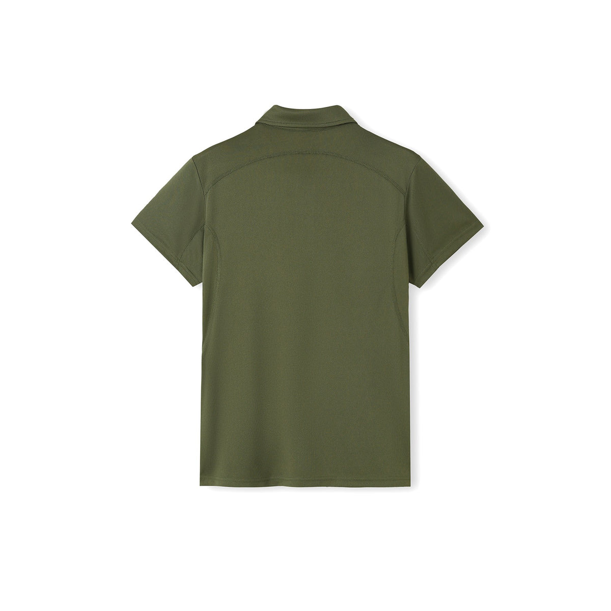 Kid's Accelerator Polyester Polo - Olive - Back