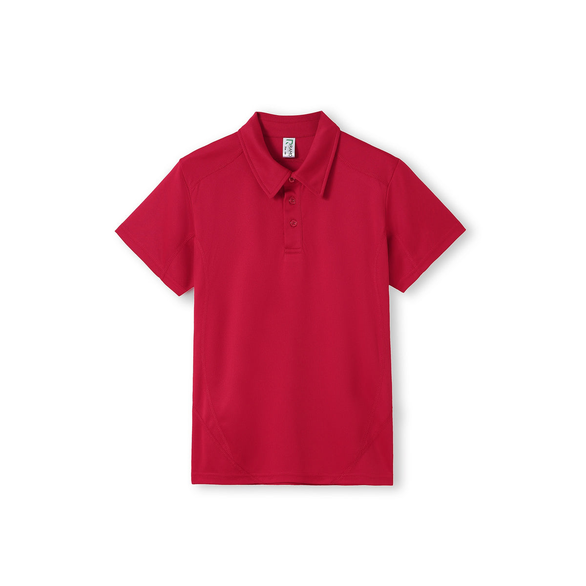 Kid's Accelerator Polyester Polo - Red - Front