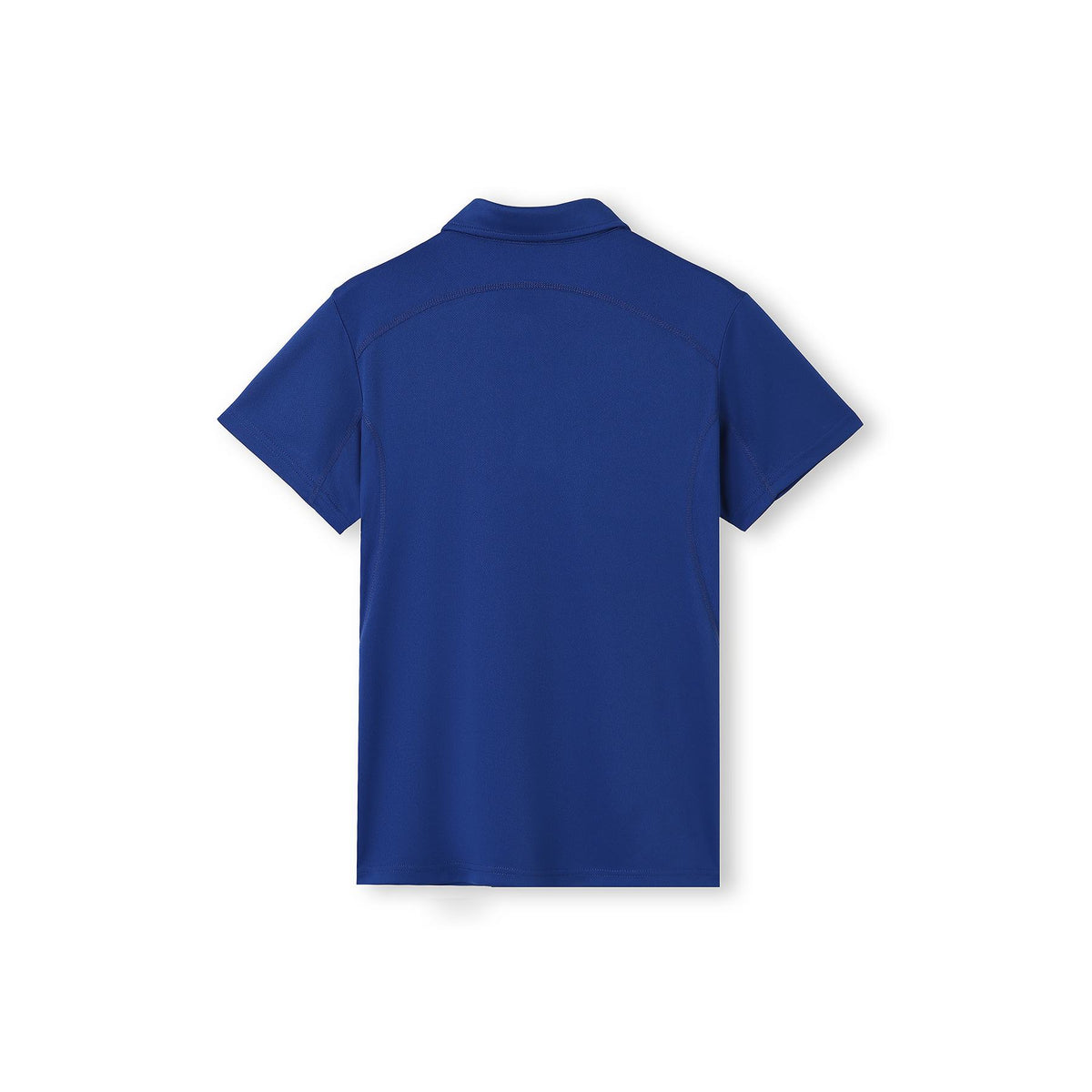 Kid's Accelerator Polyester Polo - Royal Blue - Back