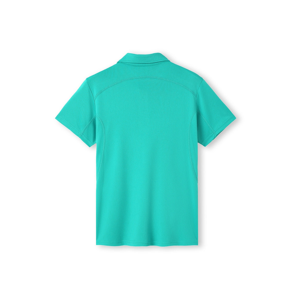 Kid's Accelerator Polyester Polo - Turquoise - Back
