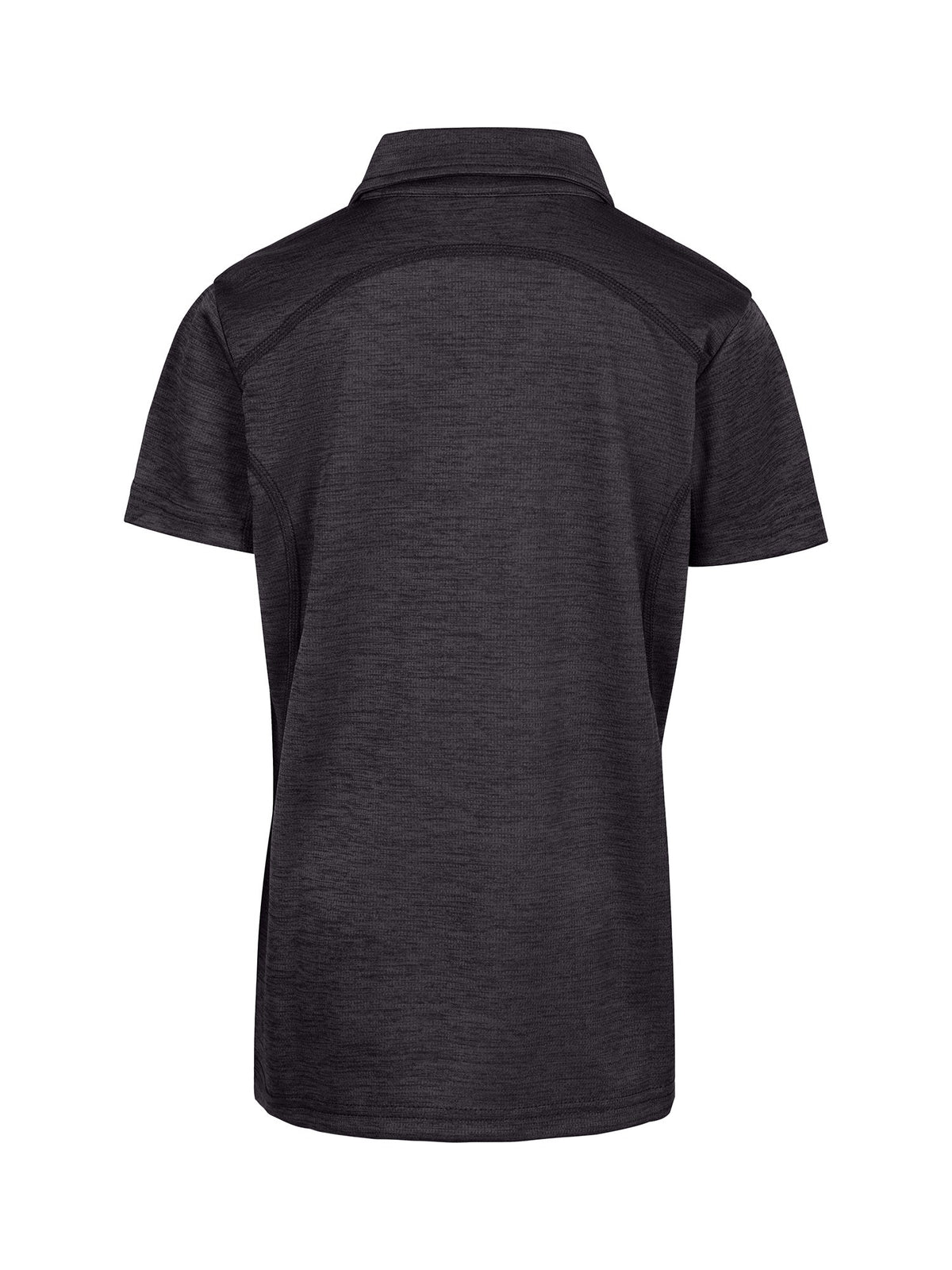 Kid's' Challenger 100% polyester  Polo - Dark Marl - Back