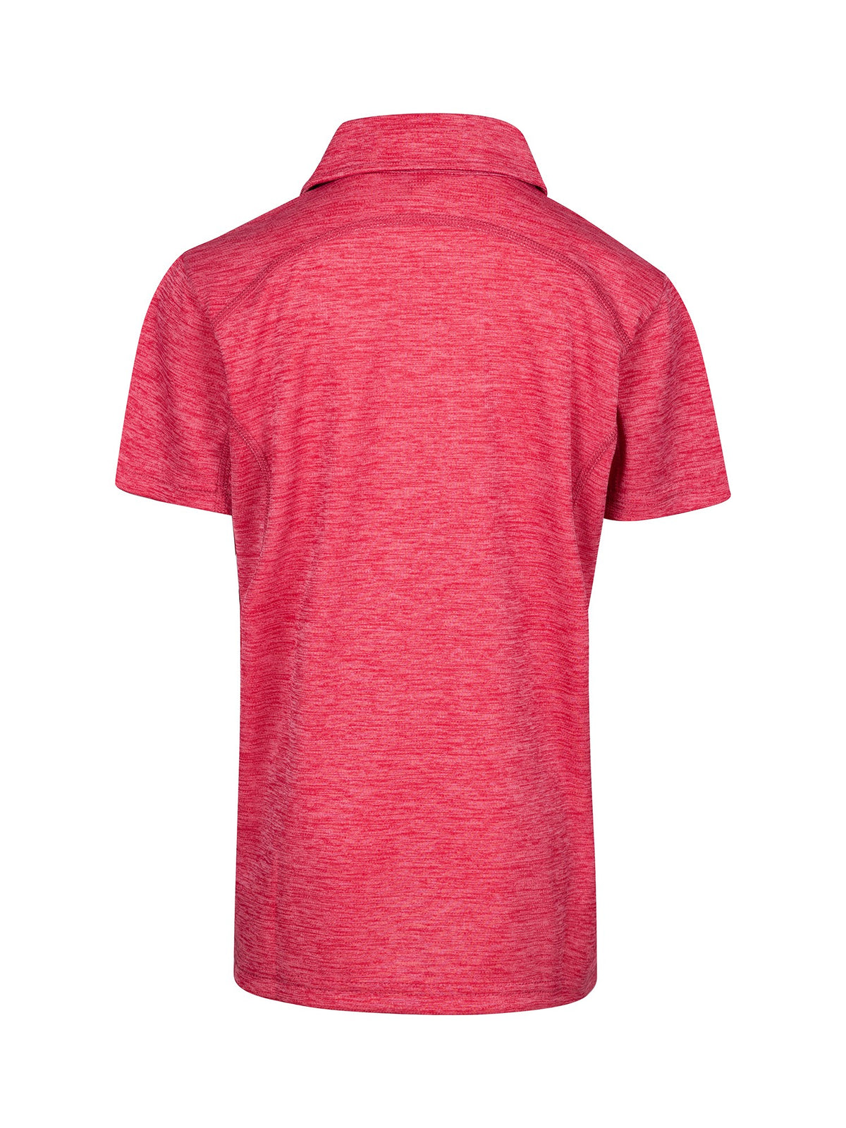 Kid's' Challenger 100% polyester  Polo - Red Marl - Back