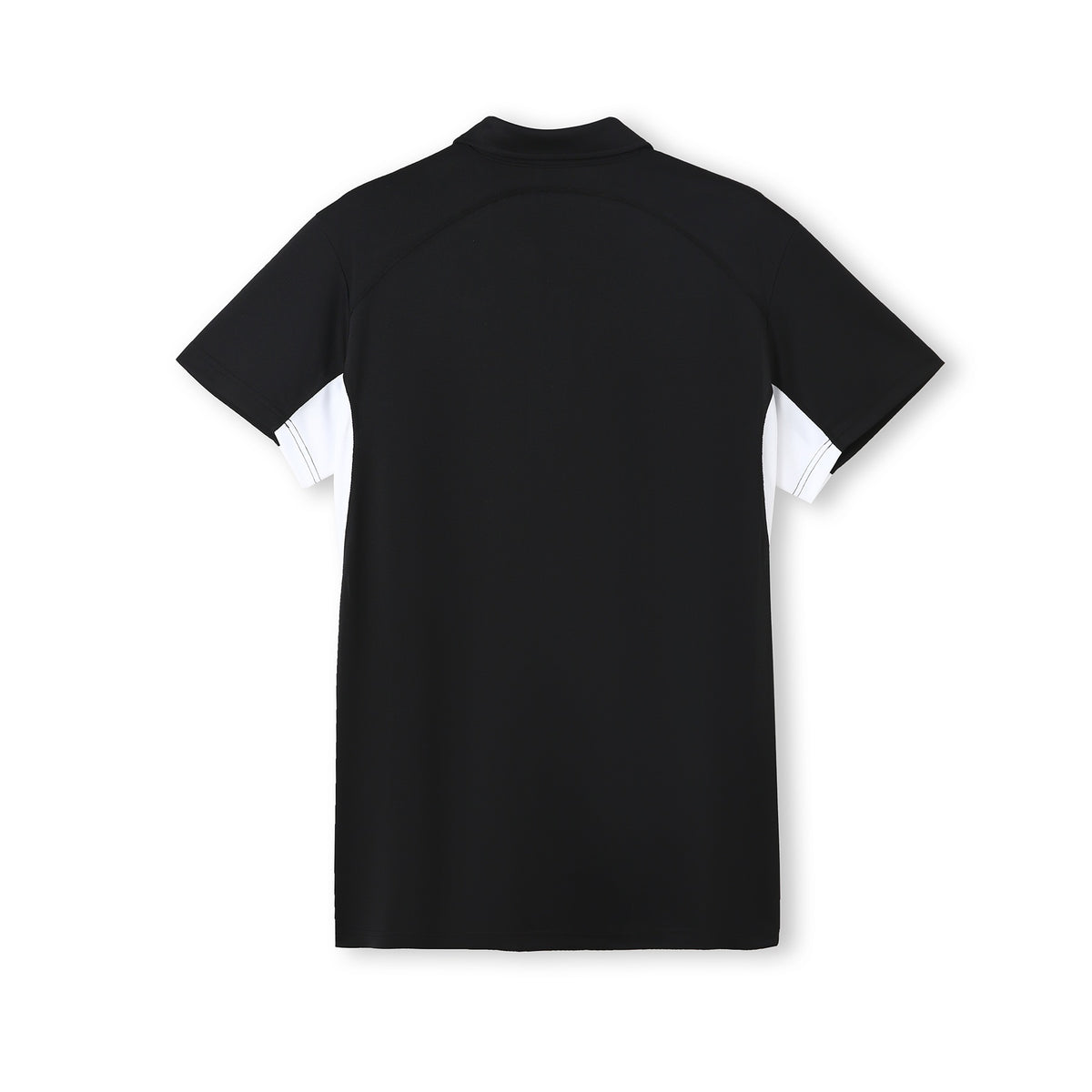 Men's Accelerator Polyester Polo - Black/White - Back