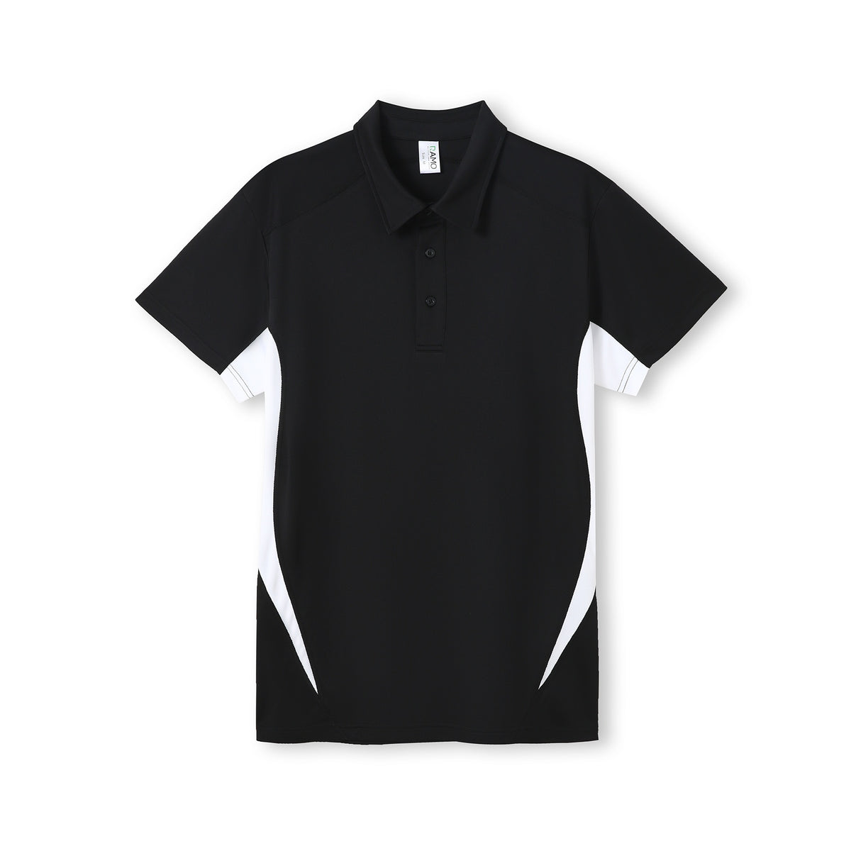 Men's Accelerator Polyester Polo - Black/White