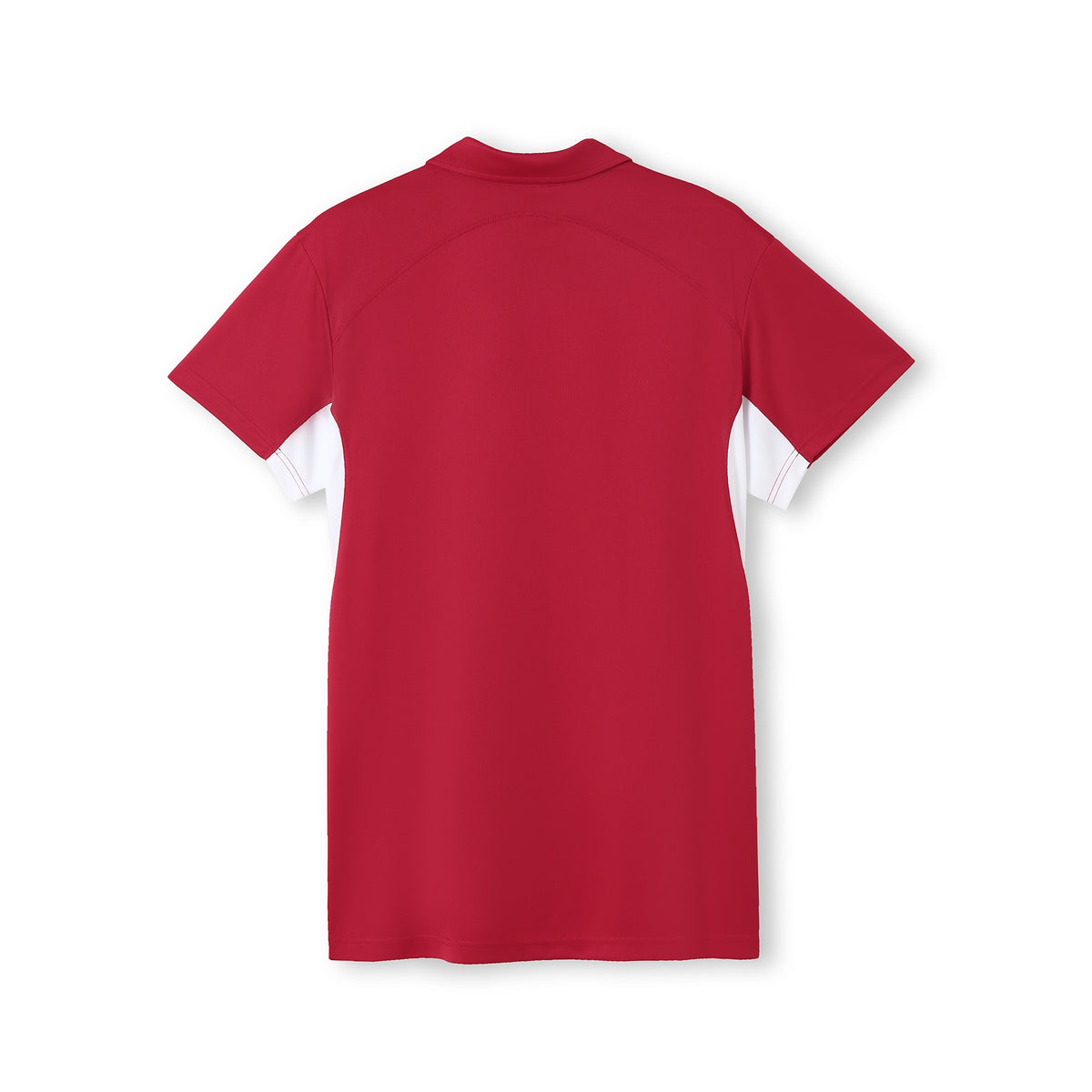 Men's Accelerator Polyester Polo - Red/White - Back
