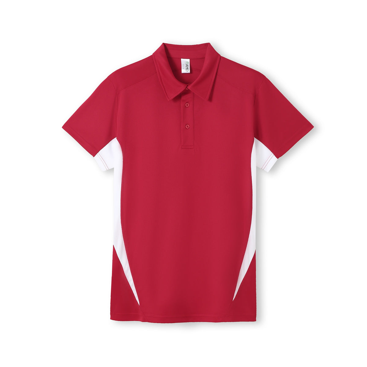 Men's Accelerator Polyester Polo - Red/White