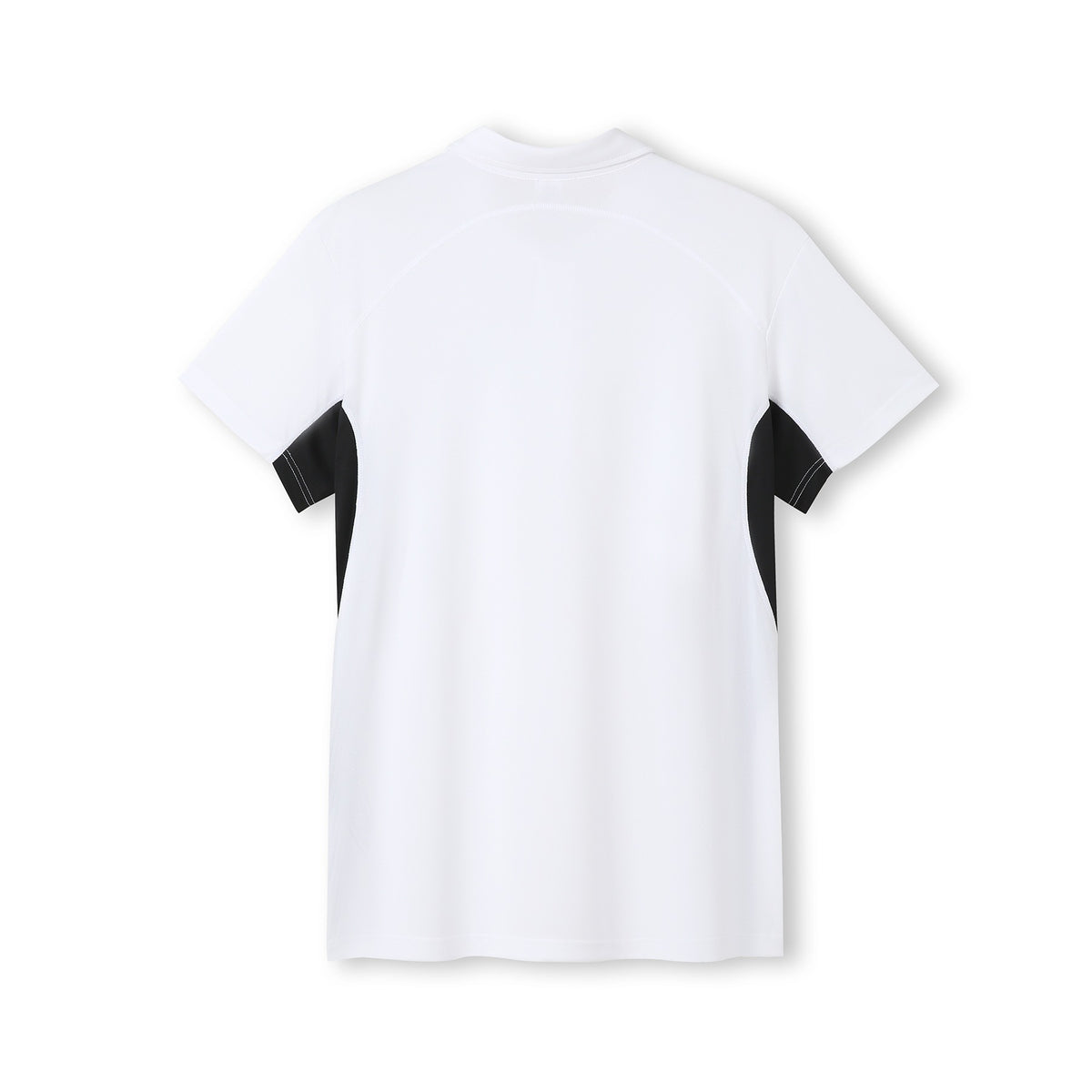 Men's Accelerator Polyester Polo - White/Black - Back