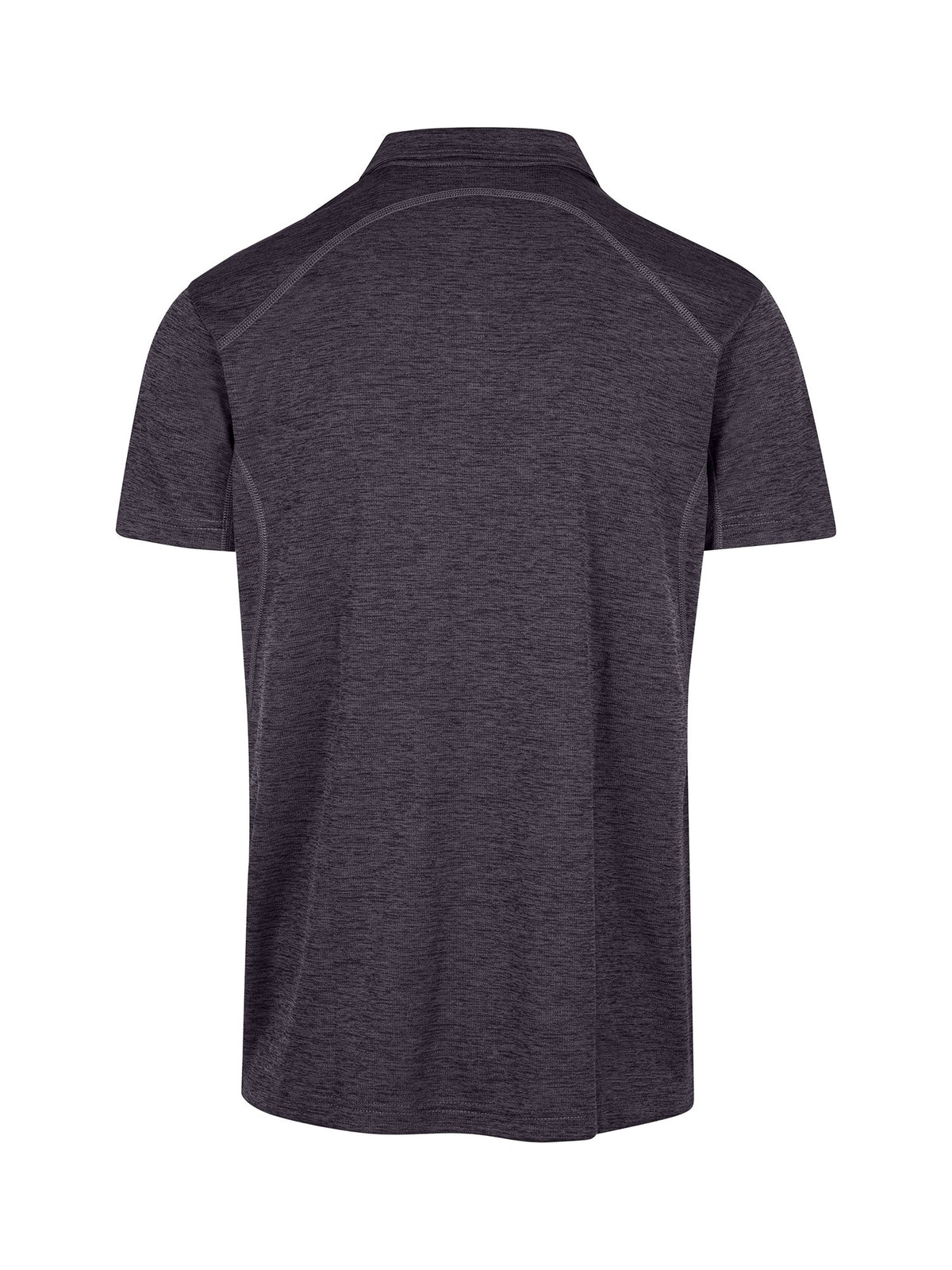 Mens' / Unisex Challenger polyester  Polo - Dark Marl - Back