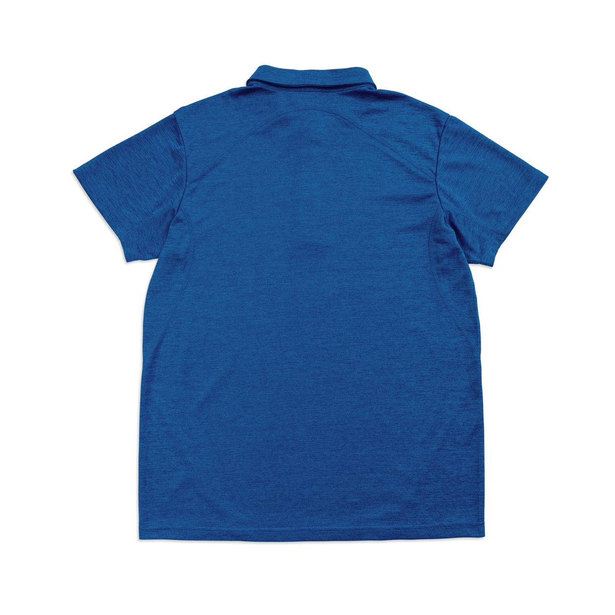 Mens' / Unisex Challenger polyester  Polo - Royal Marl - Back