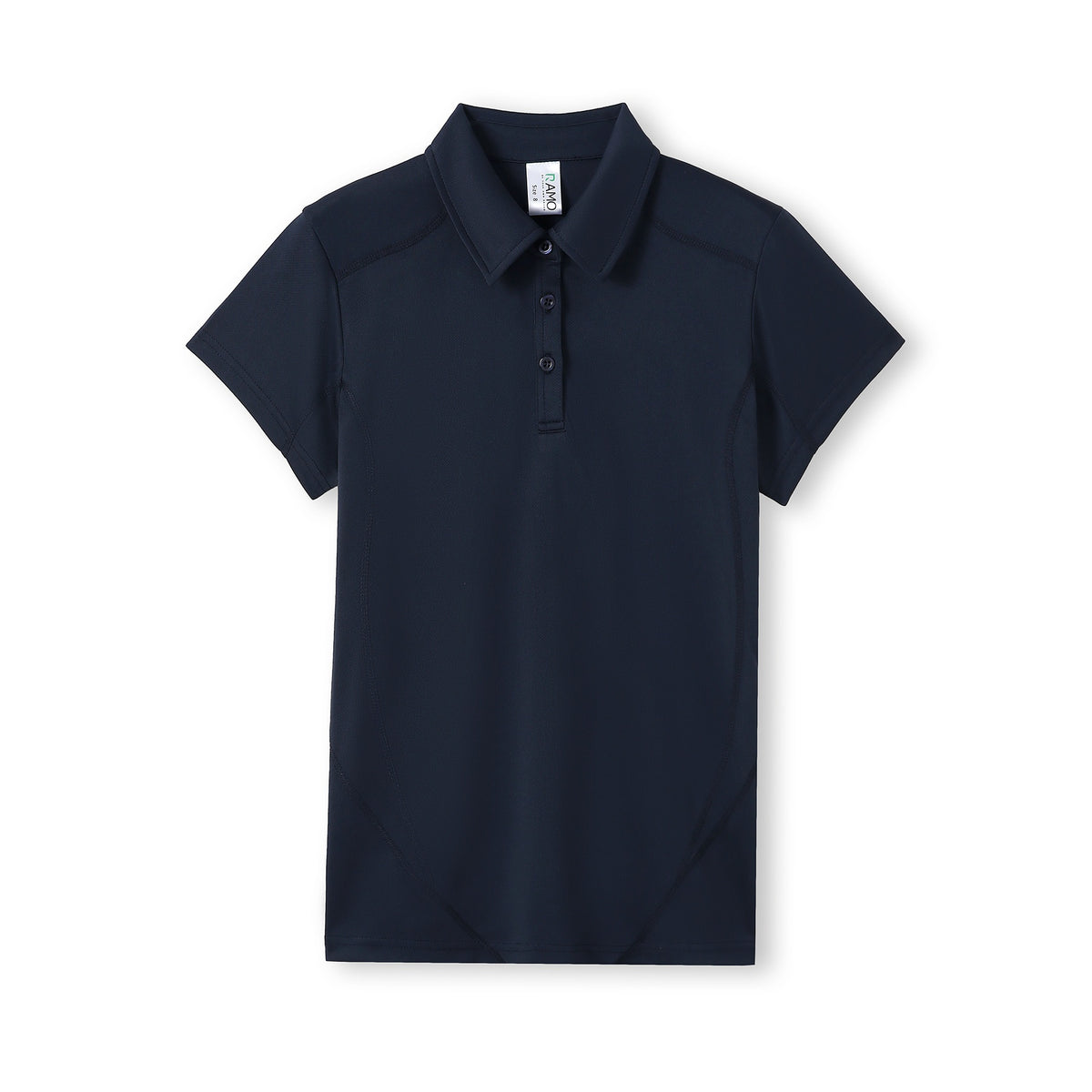 Women's Accelerator Polyester Polo - Navy Blue - Front