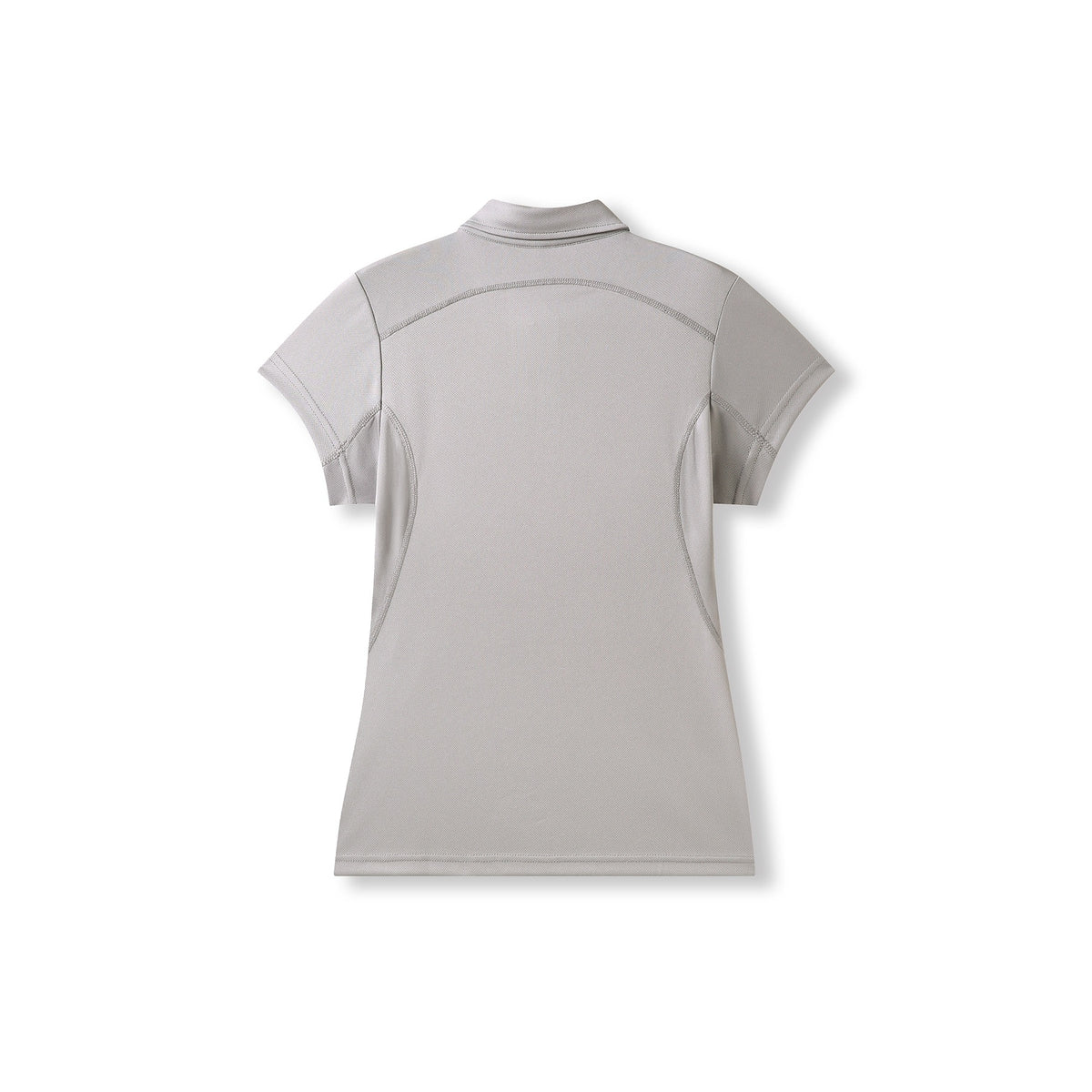 Women's Accelerator Polyester Polo - Stone Grey - Back