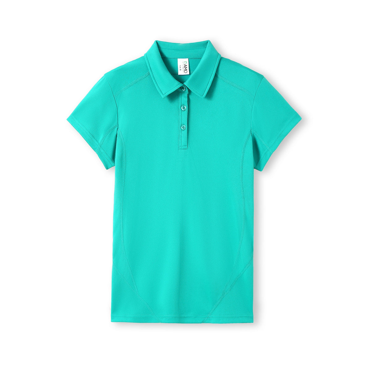Women's Accelerator Polyester Polo - Turquoise - Front
