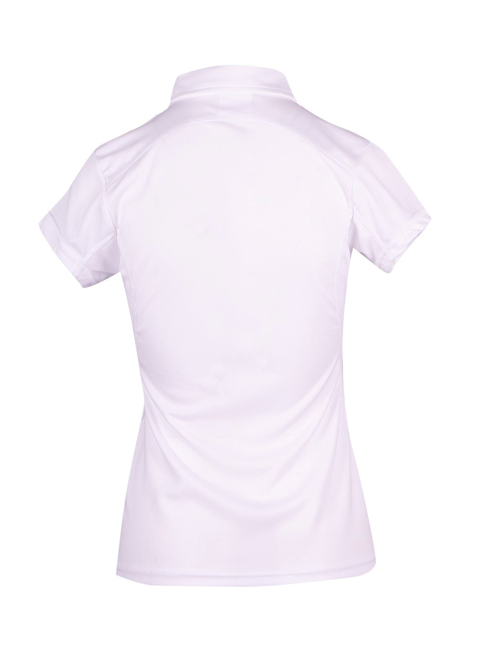 Women's Accelerator Polyester Polo - White/White - Back
