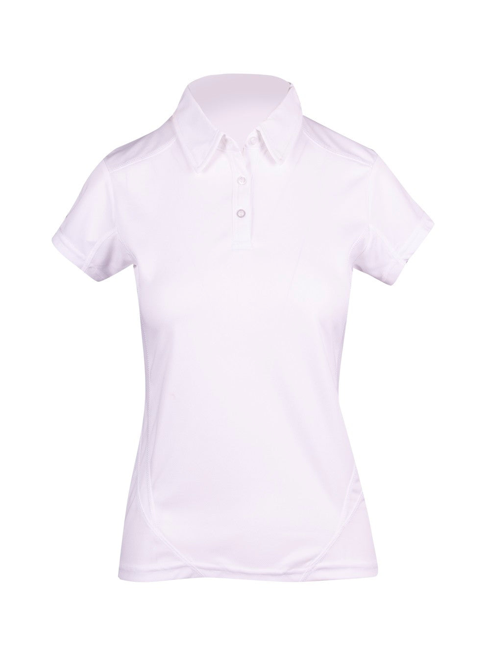 Women's Accelerator Polyester Polo - White/White - Front