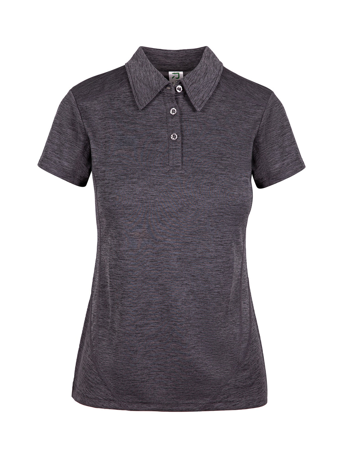 Womens' Challenger 100% polyester  Polo - Dark Marl - Front