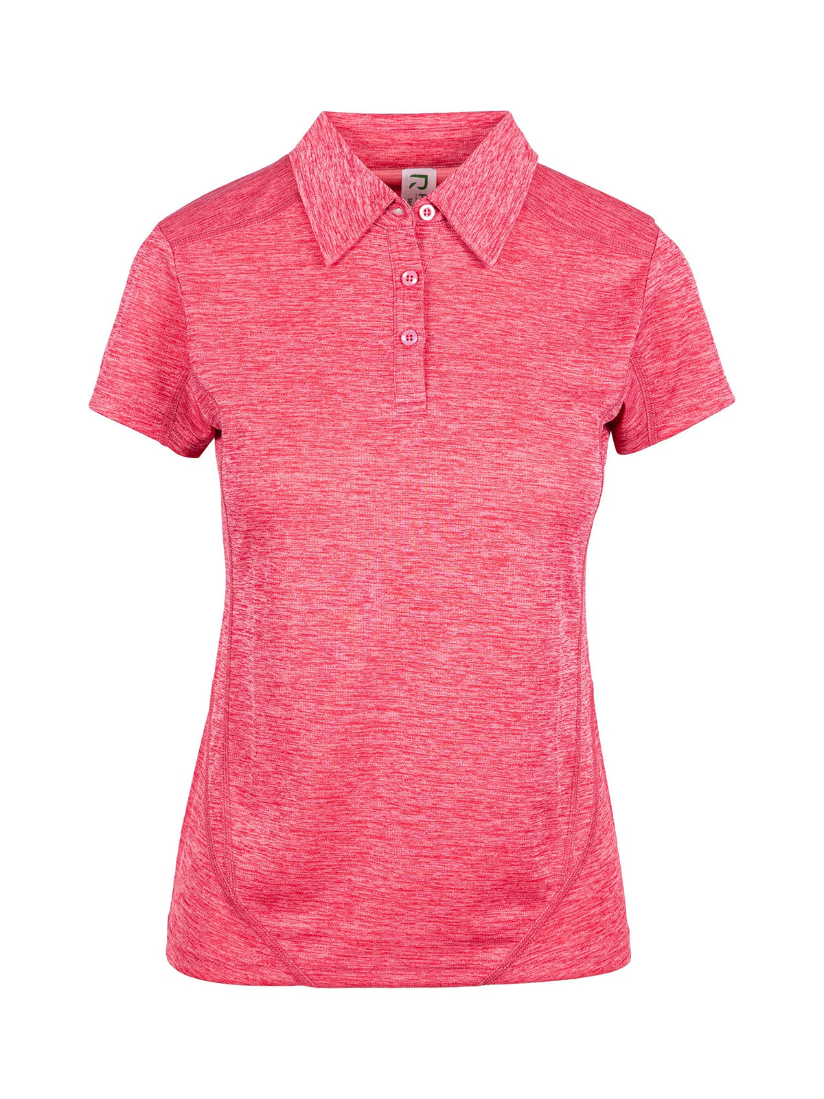 Womens' Challenger 100% polyester  Polo - Red Marl - Front