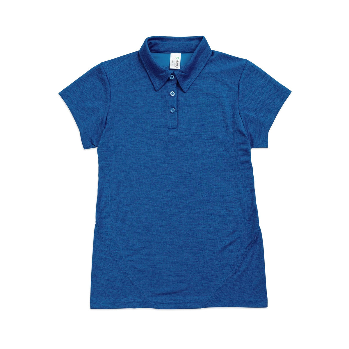 Womens' Challenger 100% polyester  Polo - Royal Marl - Front