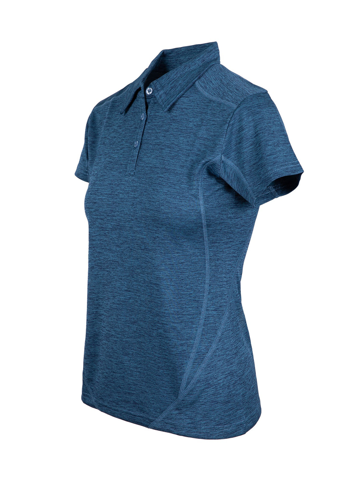 Womens' Challenger 100% polyester  Polo - Teal Marl - Side
