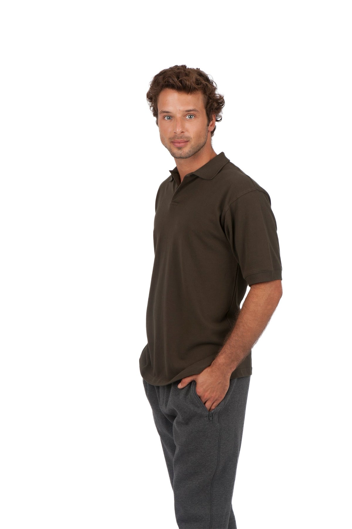 Men's Cotton  Pigment Dyed Polo - view