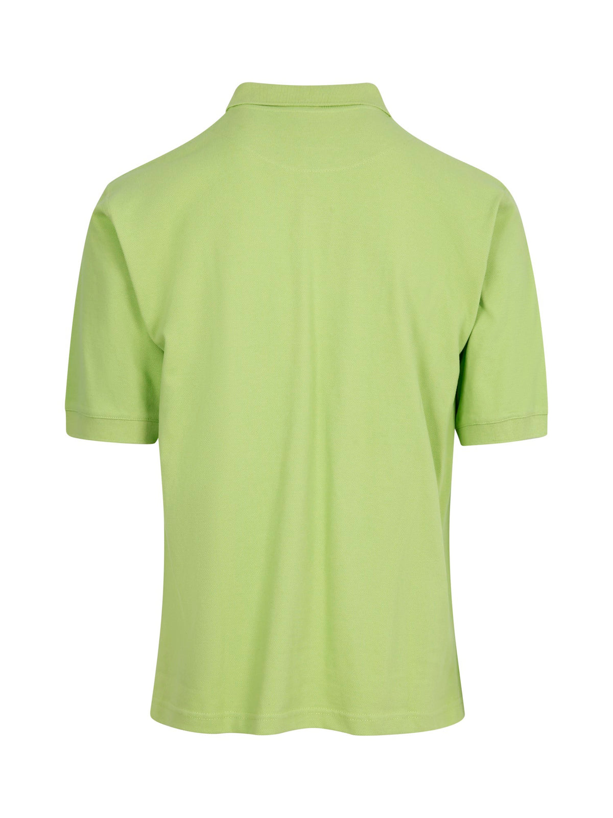 Men's Cotton  Pigment Dyed Polo - Lime - Back