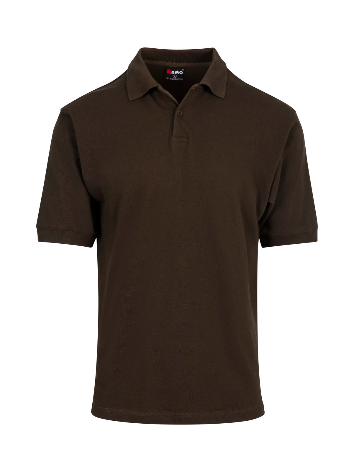 Men's Cotton  Pigment Dyed Polo - Olive - Front