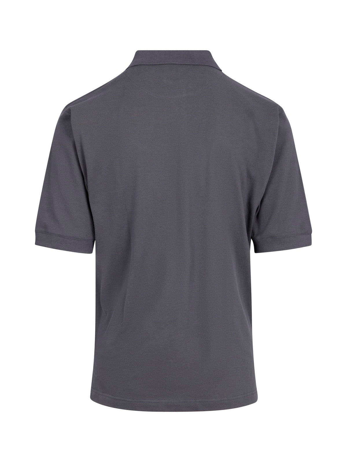 Men's Cotton  Pigment Dyed Polo - Steel Blue - Back