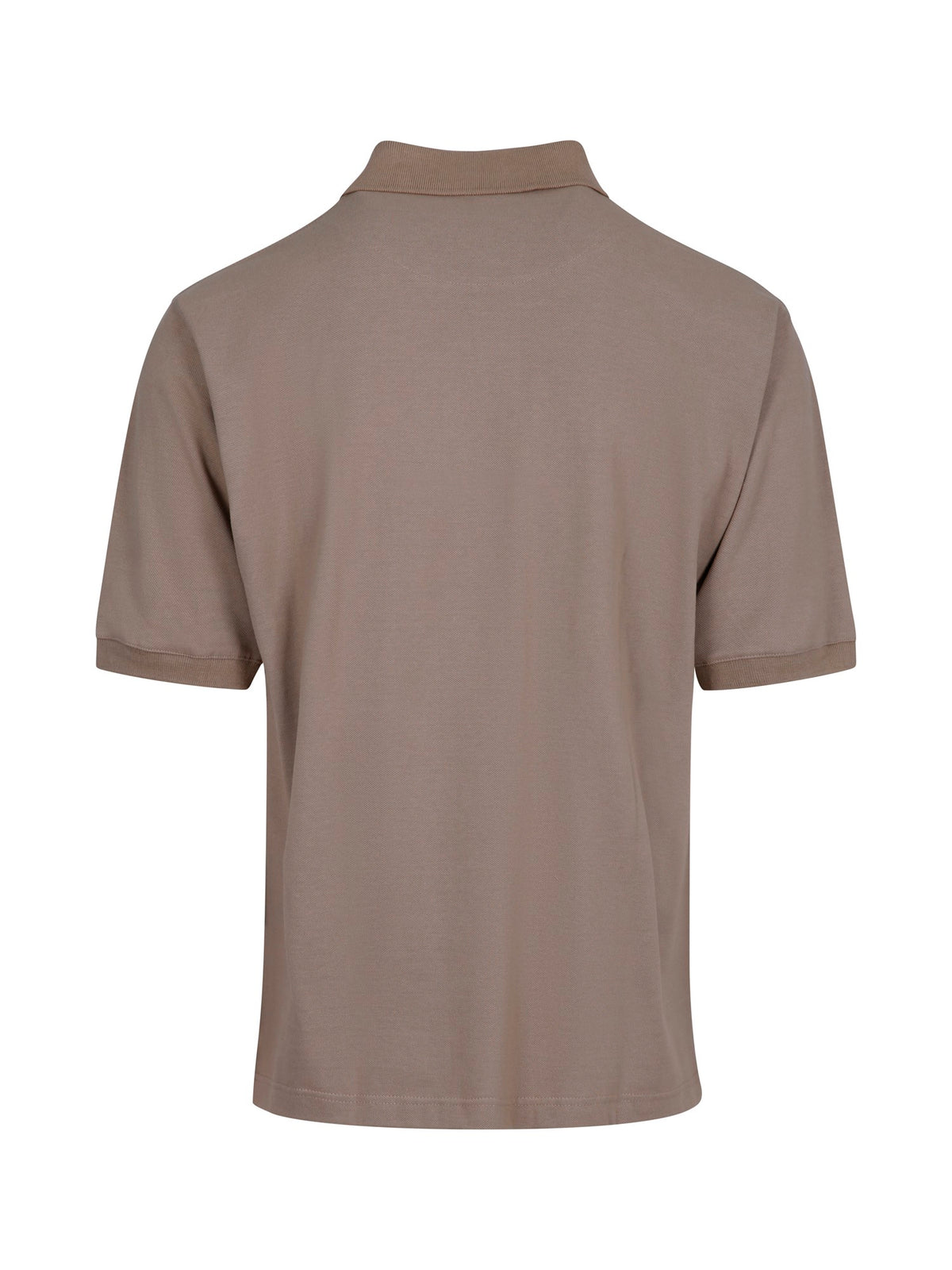 Men's Cotton  Pigment Dyed Polo - Stone - Back