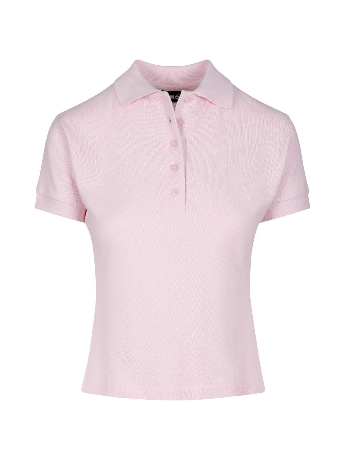 Women's Cotton  Pigment Dyed Polo - Pink - Front