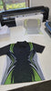 How dye sublimation works: design printed on transfer paper and bonded into polyester under the heat press