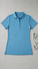 How to measure a polo in centimetres: lay it flat, half chest side seam to side seam 2.5 cm below the sleeve, SP length from the shoulder point to the hem, then check the size chart