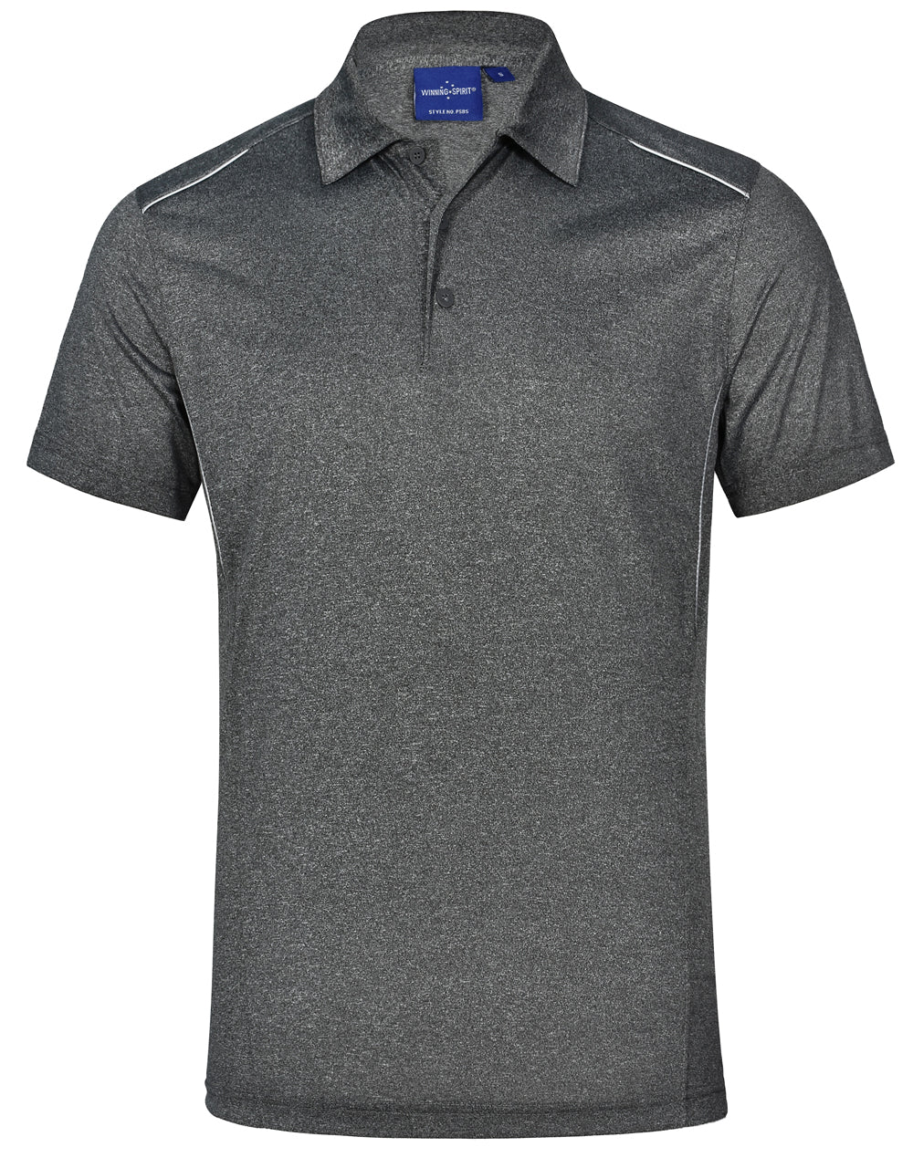 Harland Polo Men's - Charcoal - Front