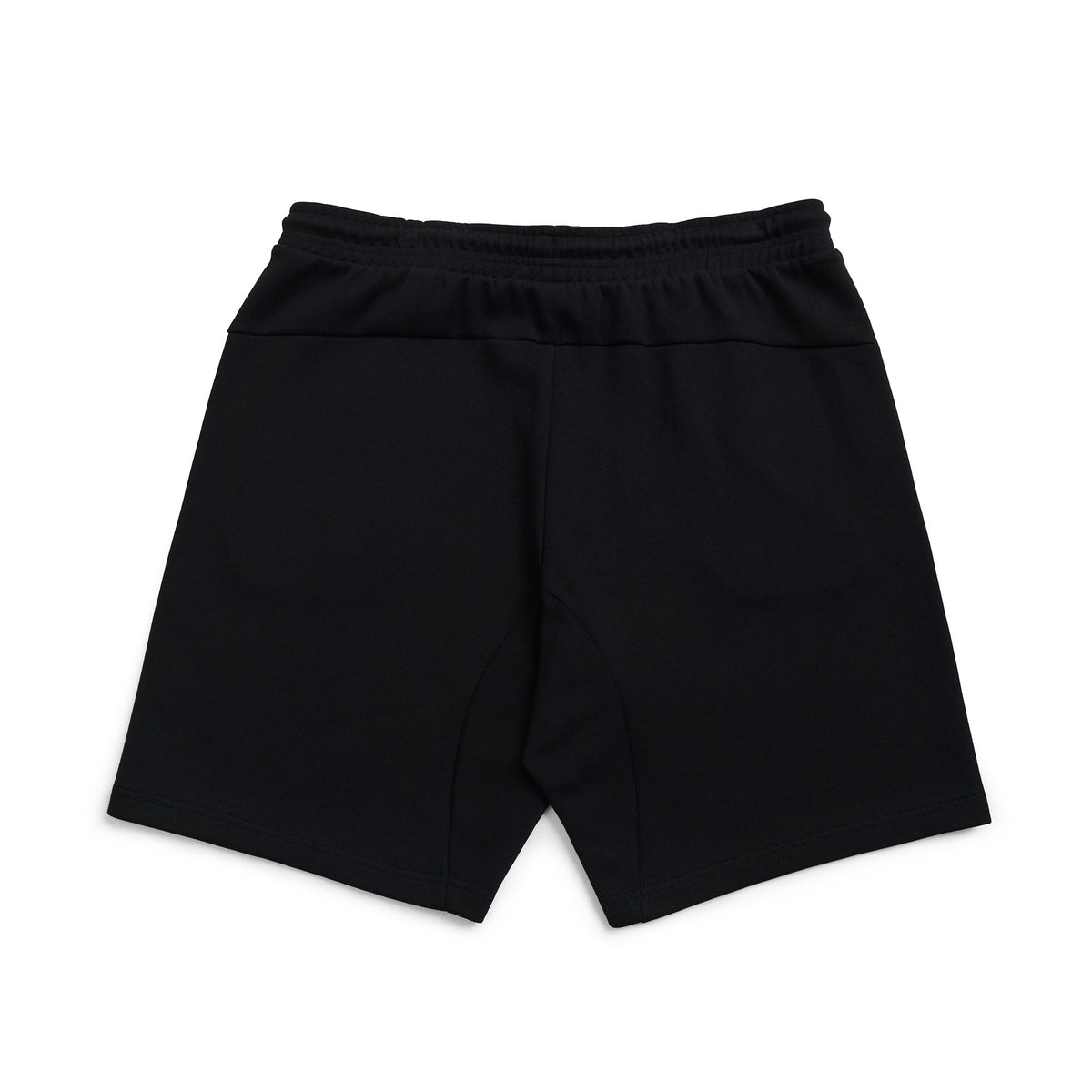 Mens' Cotton Sandwich Shorts - Black - Back