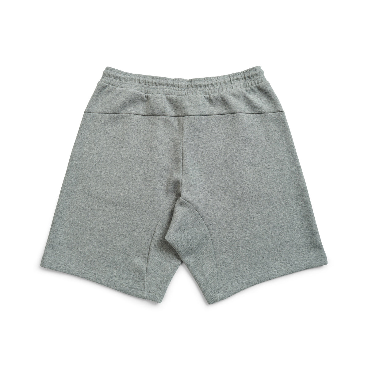 Mens' Cotton Sandwich Shorts - Grey Marl - Back
