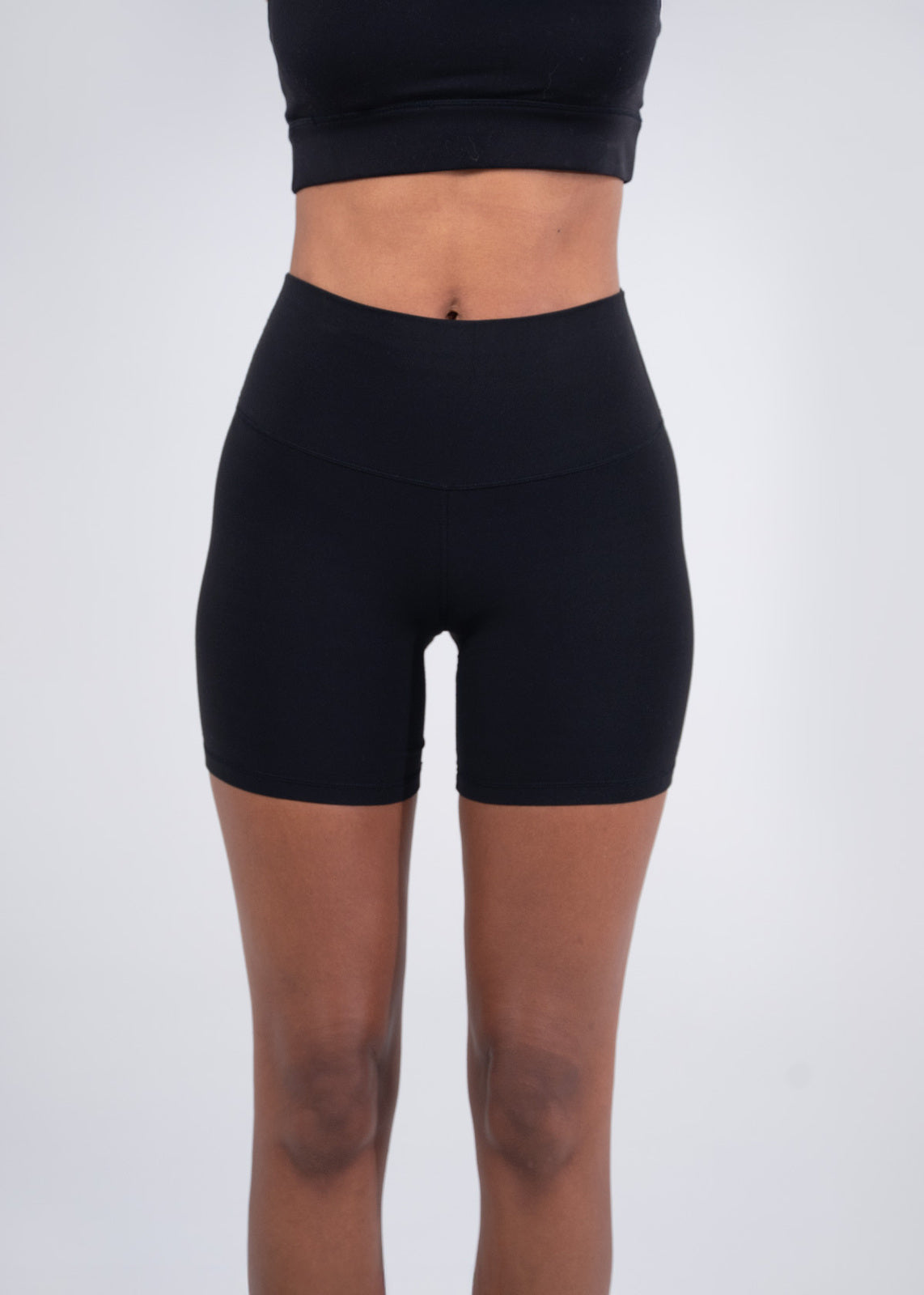 Womens High Rise Legging Shorts - view