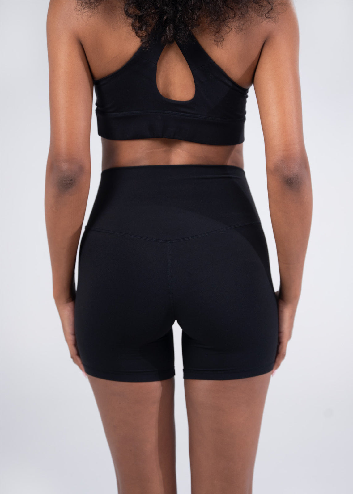 Womens High Rise Legging Shorts - view
