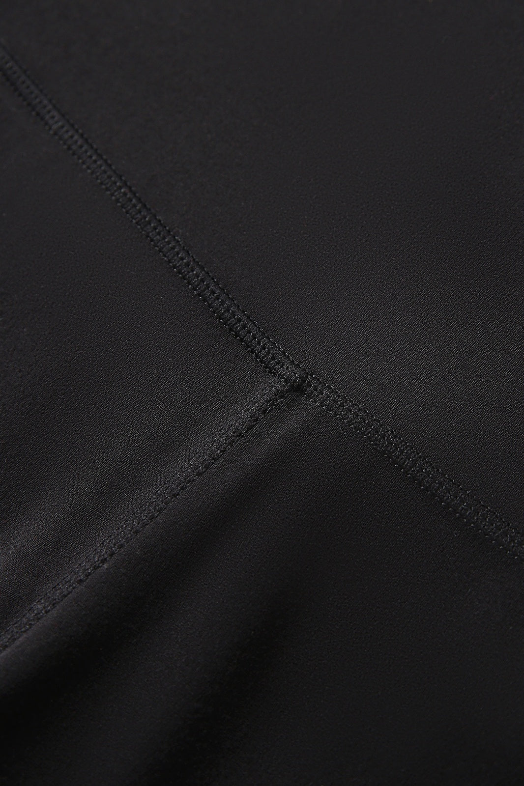 Womens High Rise Legging Shorts - Black - View