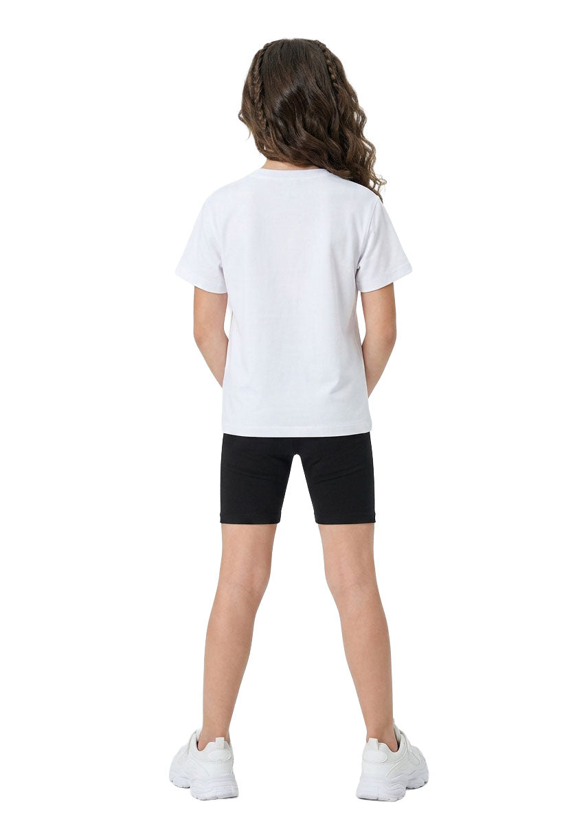 Girl's Cotton Spandex Shorts - view