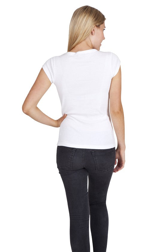 Women's Henley T-shirt - view