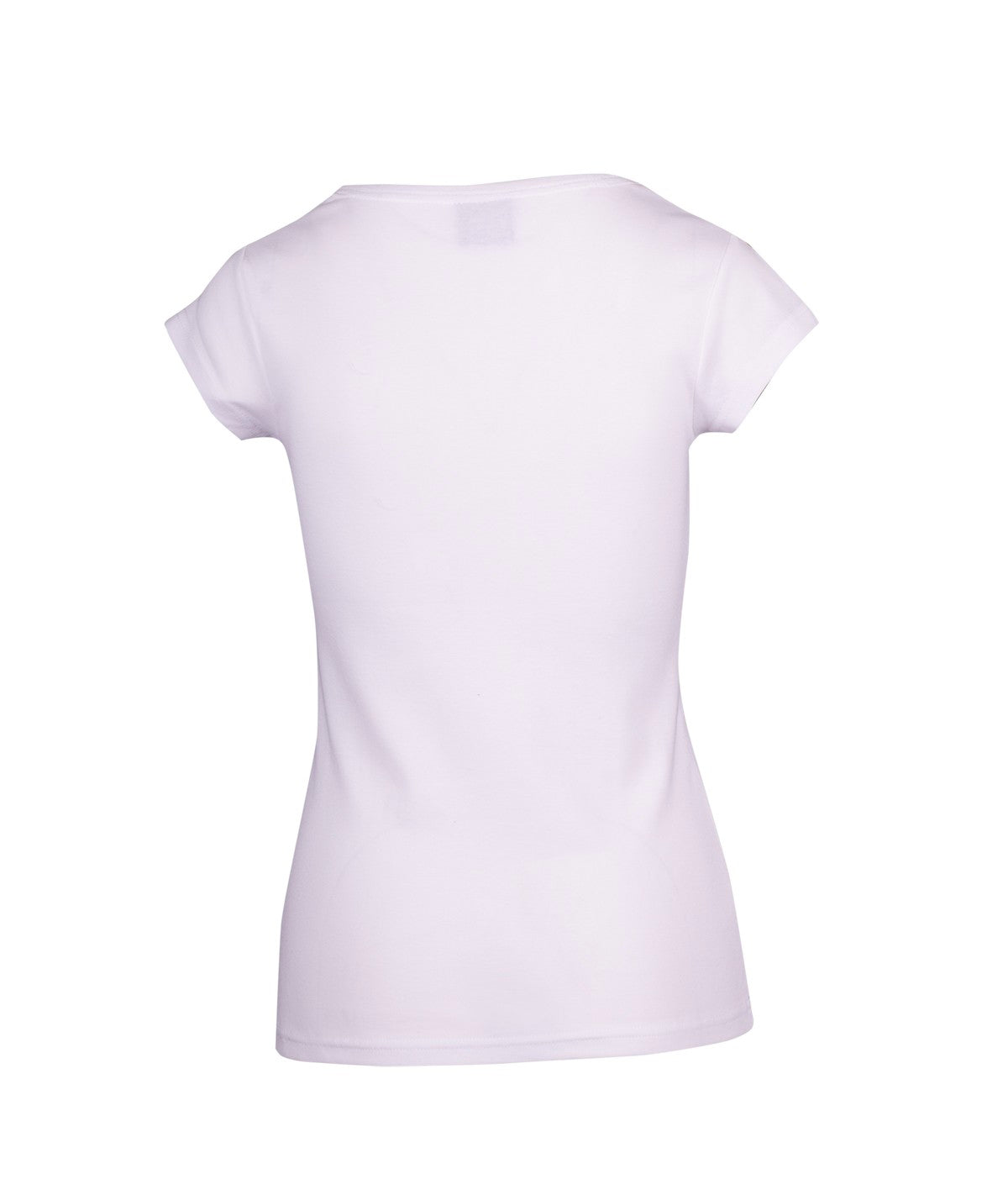 Women's Henley T-shirt - White - Back