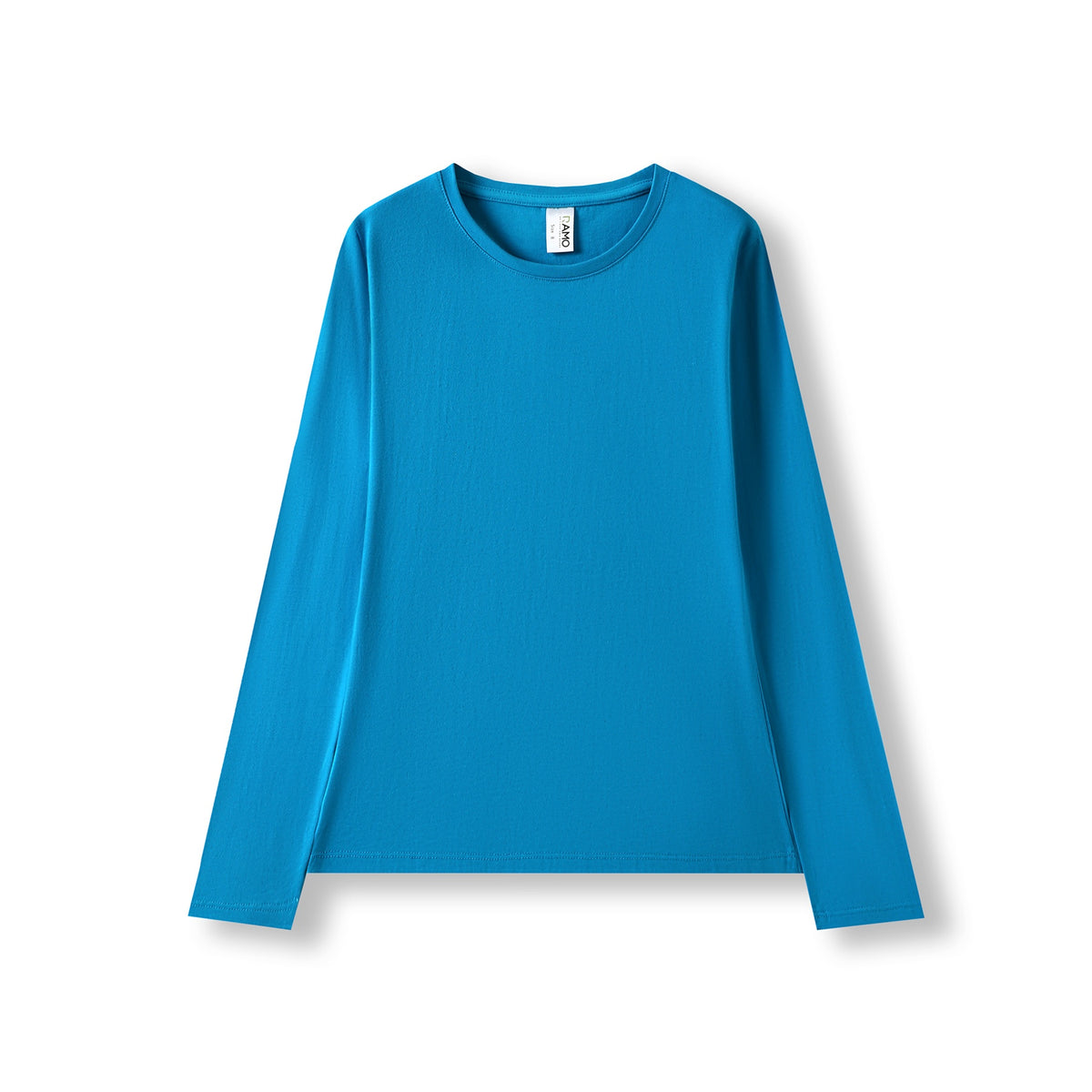 Women's Long Sleeve T-shirt - Azure - Front
