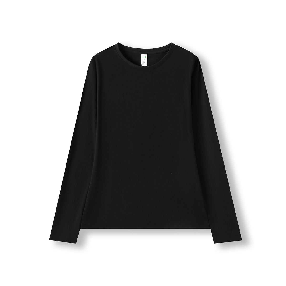Women's Long Sleeve T-shirt - Black - Front